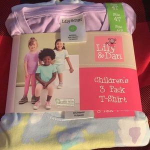 3 pack girl shirts